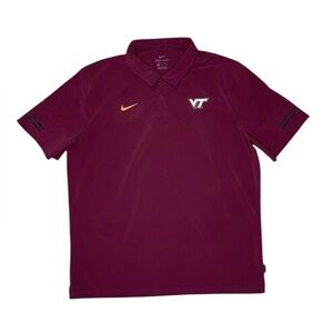 Nike Dri-fit Virginia Tech polo